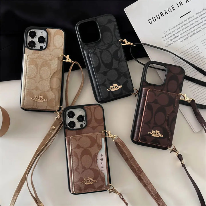 Coach Phone Case with cardholder