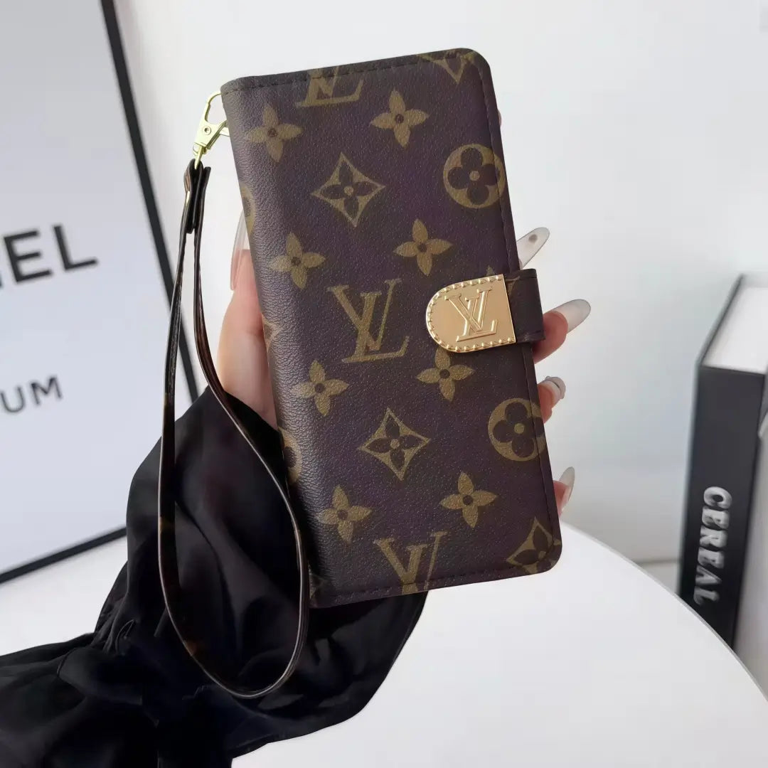 Classic Leather Wallet Phone Case for Samsung