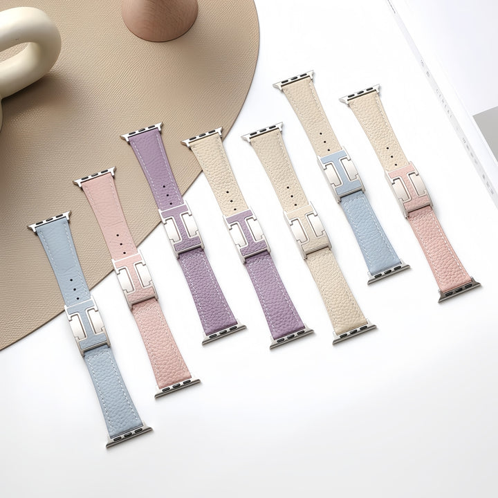 Superbe bracelet en métal et résine