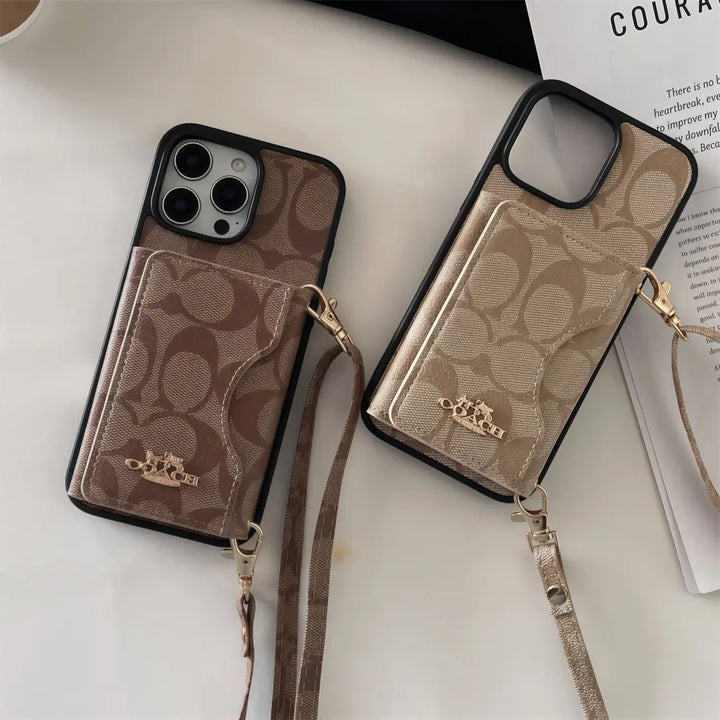 Coach Phone Case with cardholder