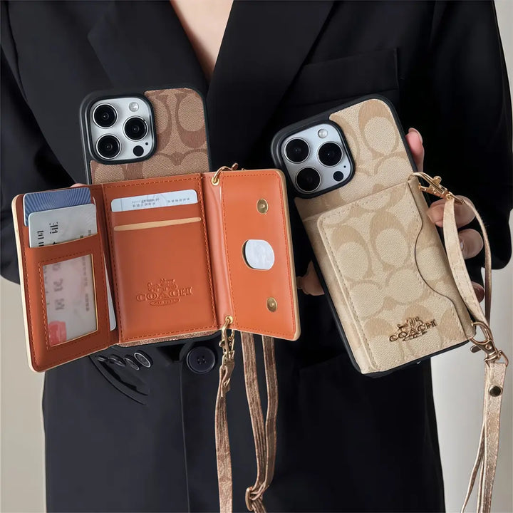 Coach Phone Case with cardholder