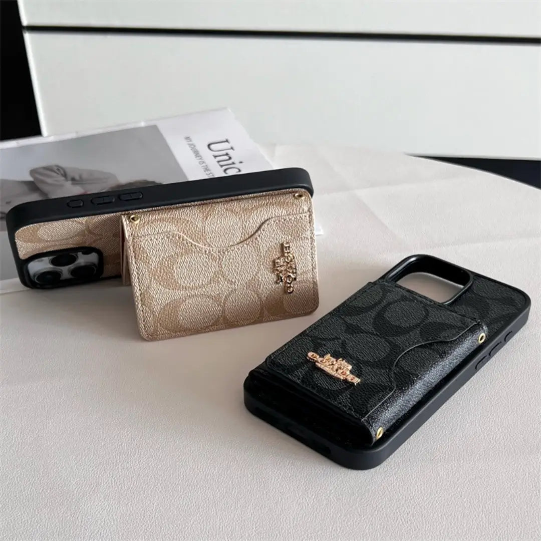 Coach Phone Case with cardholder