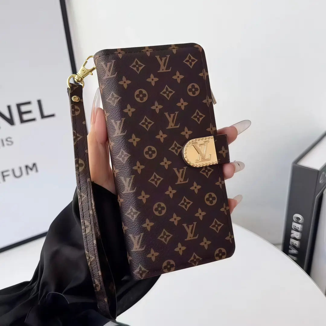 Classic Leather Wallet Phone Case for Samsung