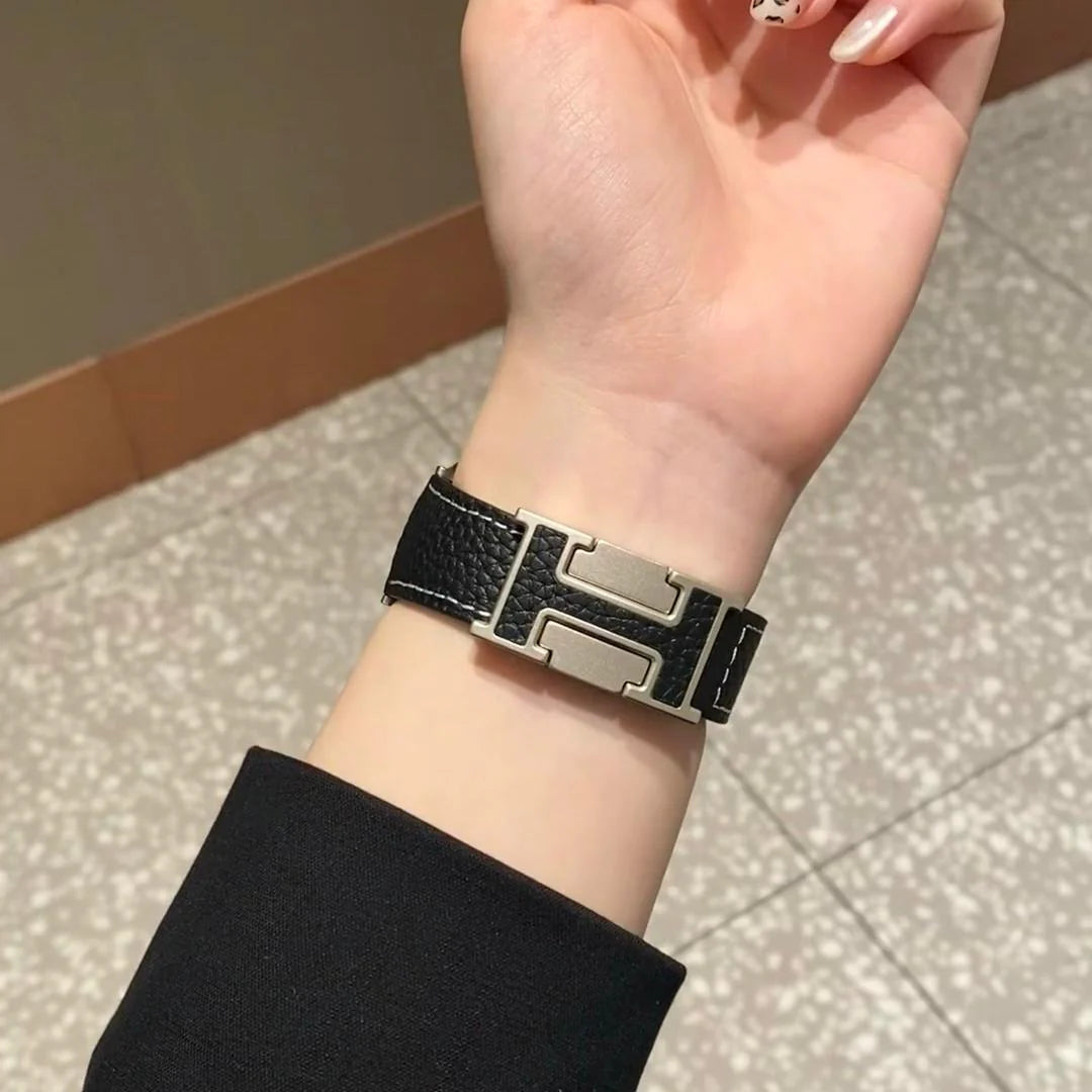Superbe bracelet en métal et résine
