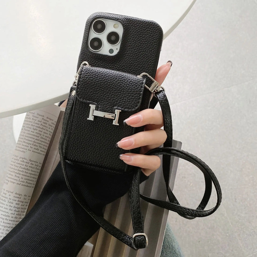 Hermès-Style iPhone Case-Vertical