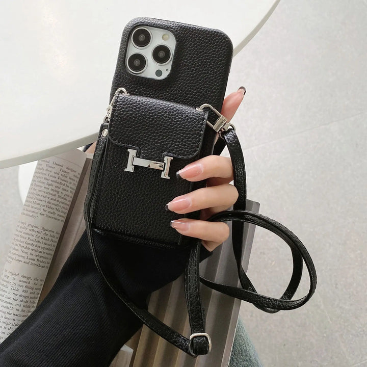 Hermès-Style iPhone Case-Vertical