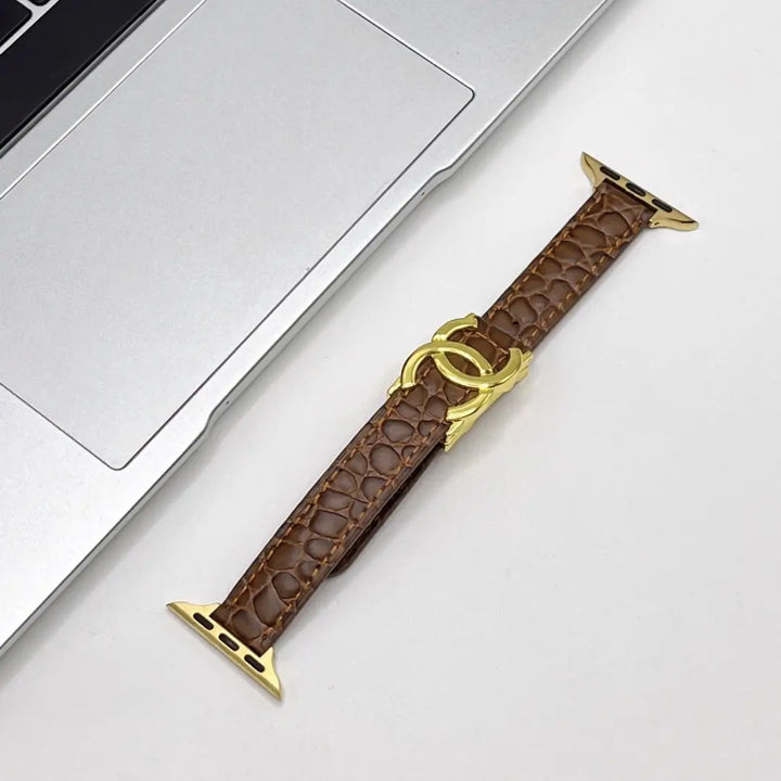 Double-C Leather Strap