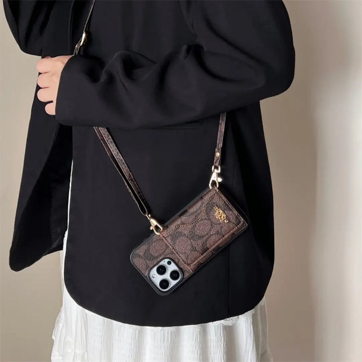 Coach Phone Case with cardholder