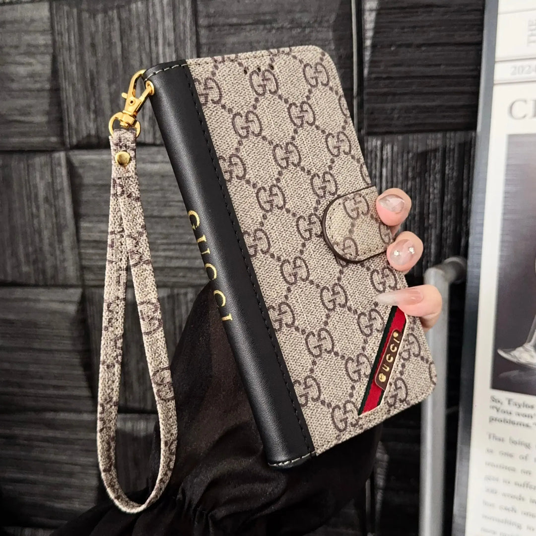 Lulu&GG Monogram Leather iPhone Case Bag