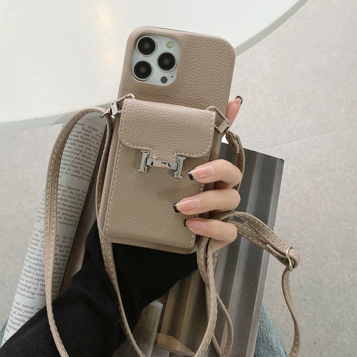 Hermès-Style iPhone Case-Vertical