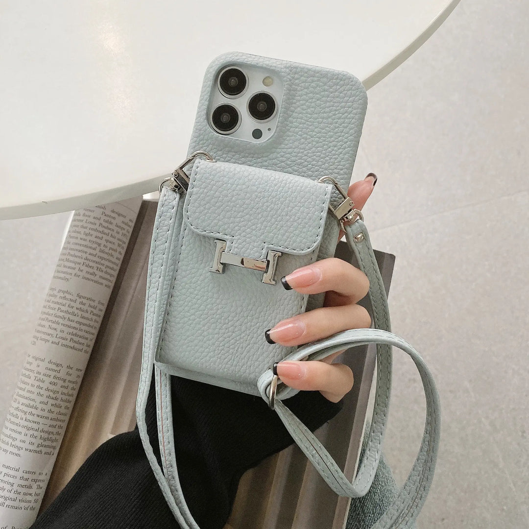 Hermès-Style iPhone Case-Vertical