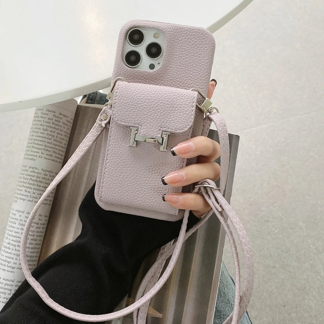 Hermès-Style iPhone Case-Vertical