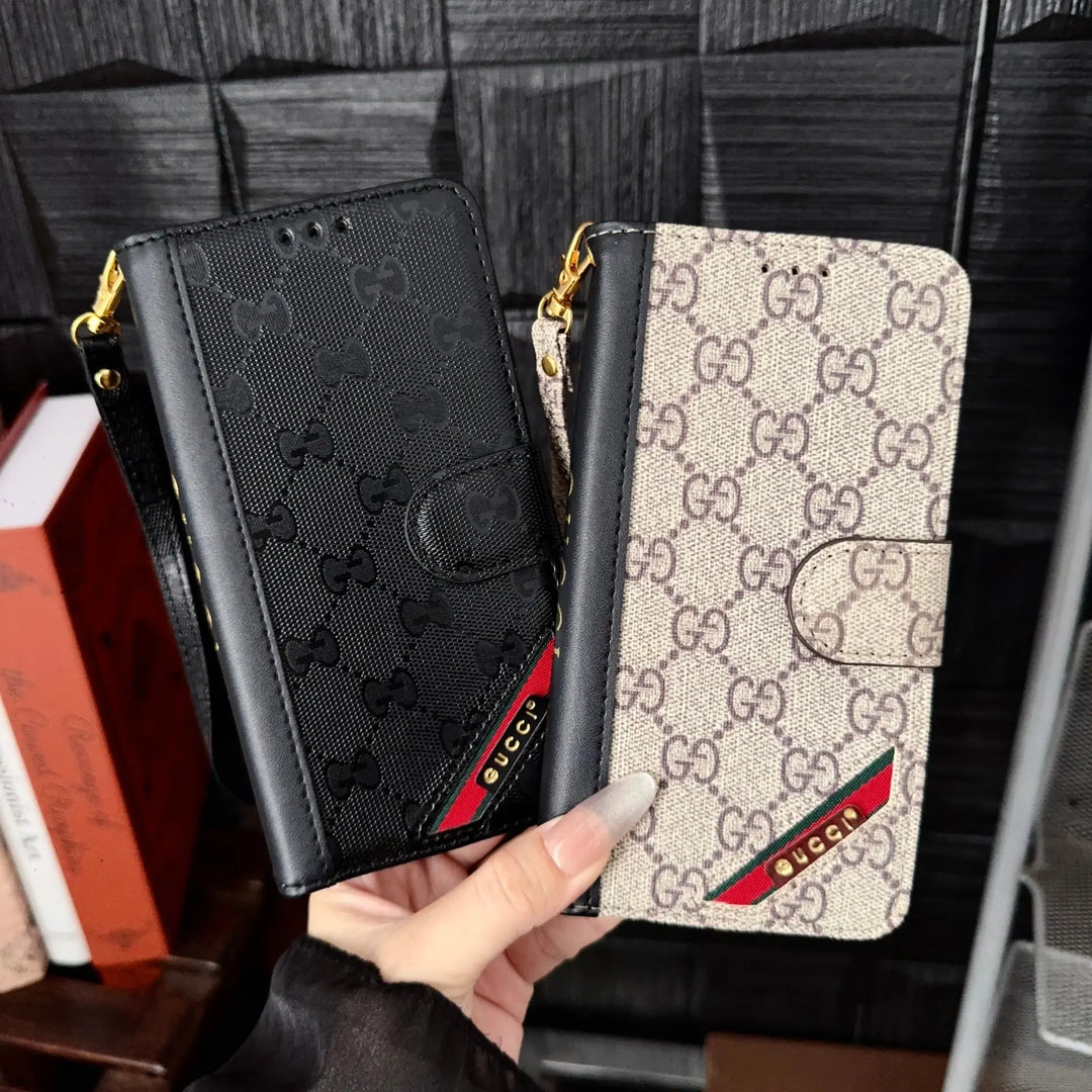 Lulu&GG Monogram Leather iPhone Case Bag