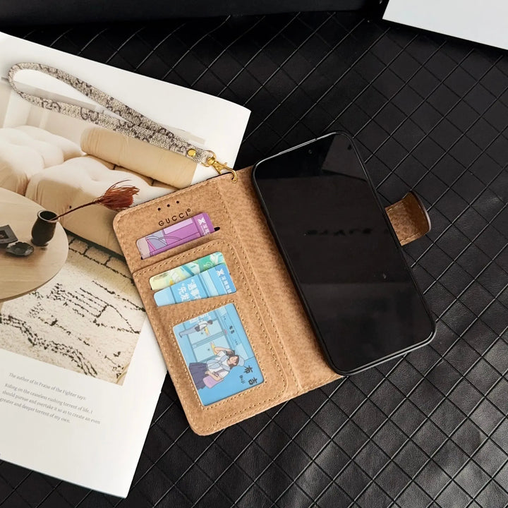Lulu&GG Monogram Leather iPhone Case Bag
