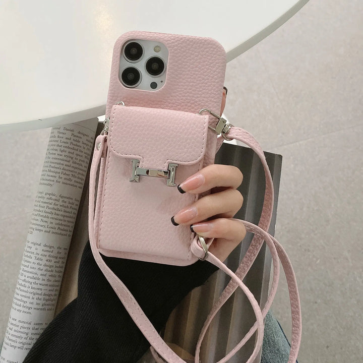 Hermès-Style iPhone Case-Vertical