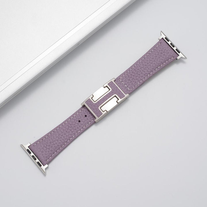 Fashion H Leather Strap