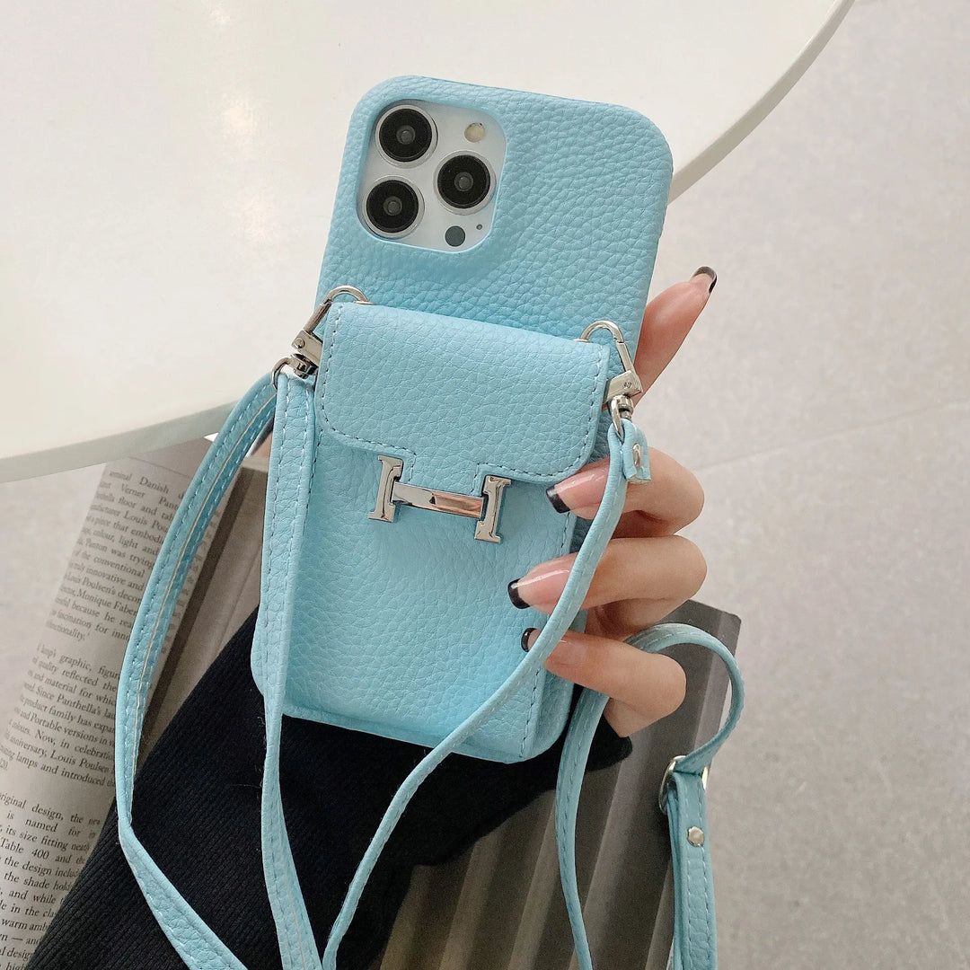 Hermès-Style iPhone Case-Vertical