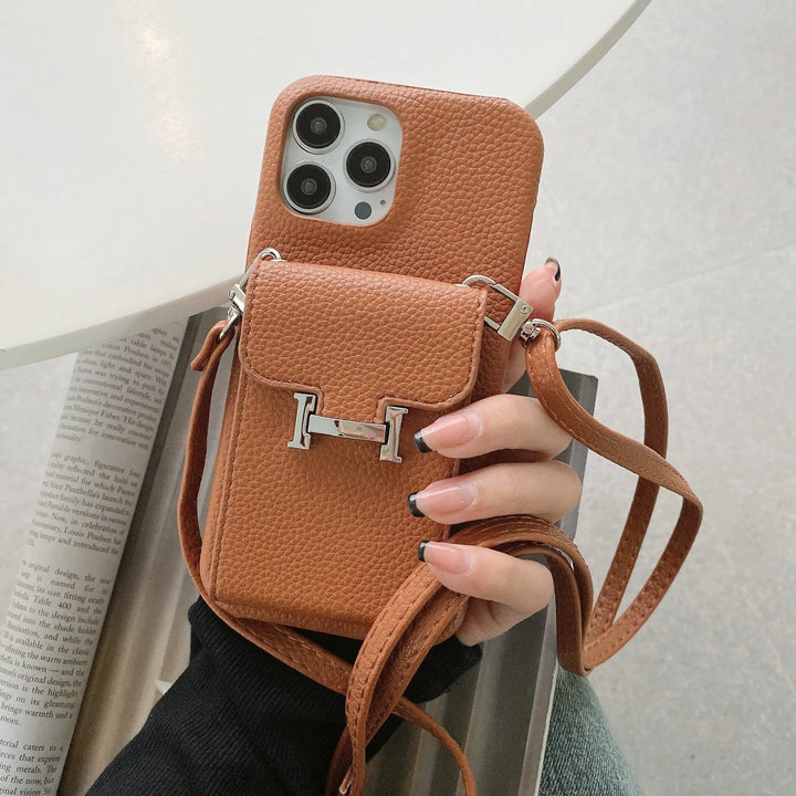 Hermès-Style iPhone Case-Vertical
