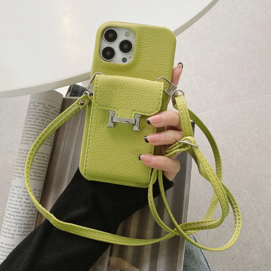 Hermès-Style iPhone Case-Vertical