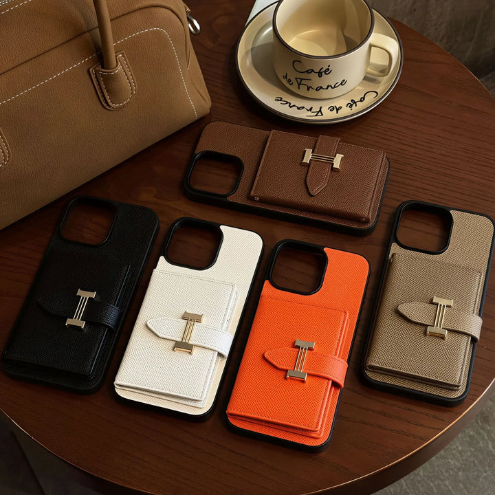 Classic H iPhone Wallet Case + AirPods Case