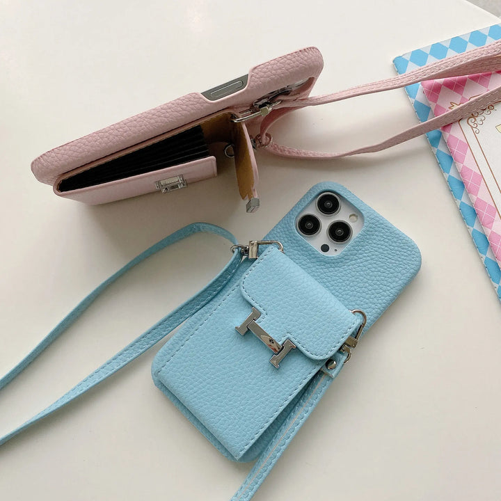 Hermès-Style iPhone Case-Vertical