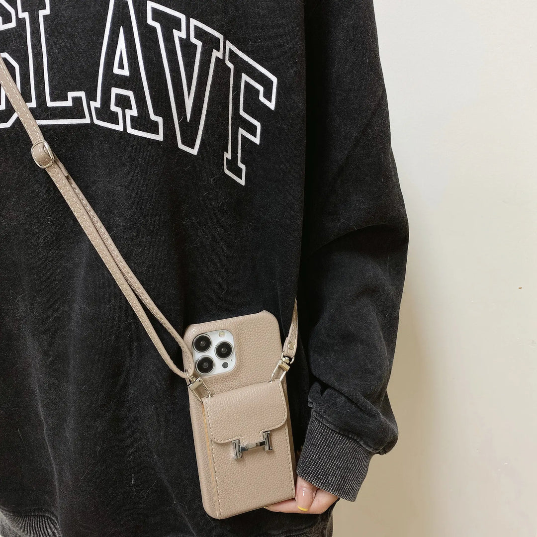 Hermès-Style iPhone Case-Vertical
