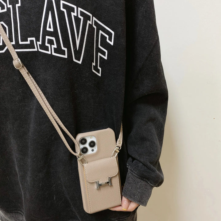 Hermès-Style iPhone Case-Vertical