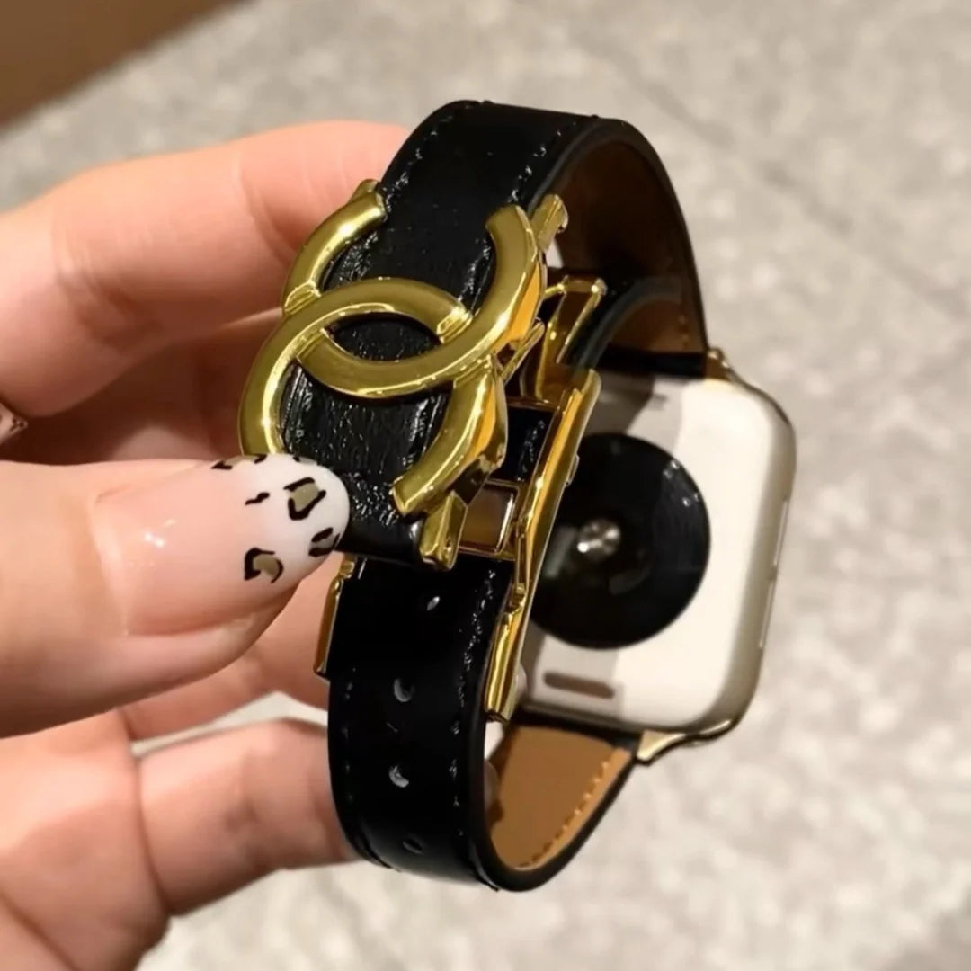 Double-C Leather Strap