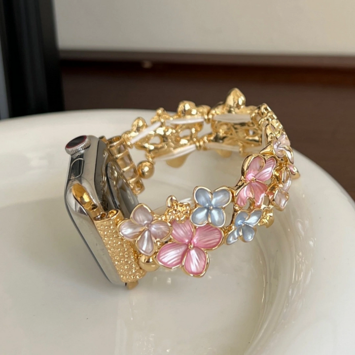 Floral stretch strap