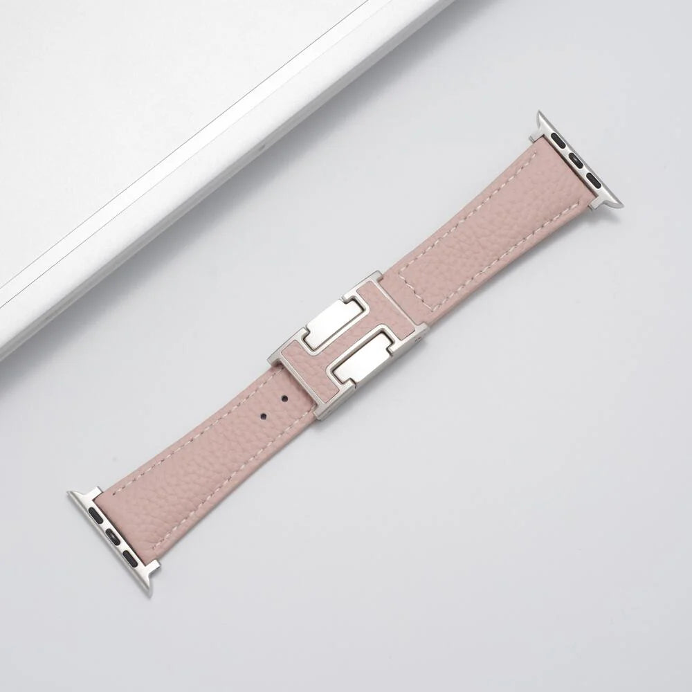 Fashion H Leather Strap