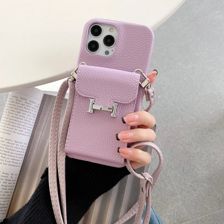 Hermès-Style iPhone Case-Vertical